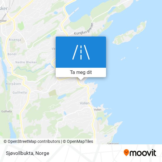 Sjøvollbukta kart