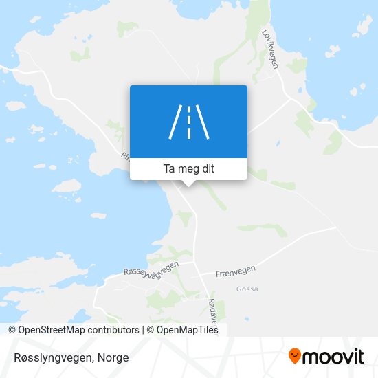 Røsslyngvegen kart