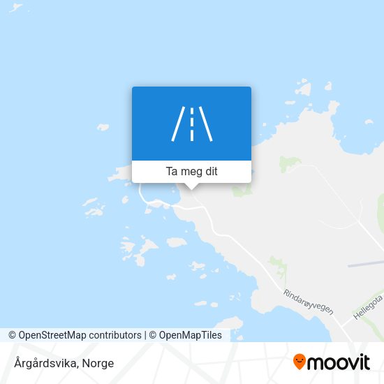Årgårdsvika kart