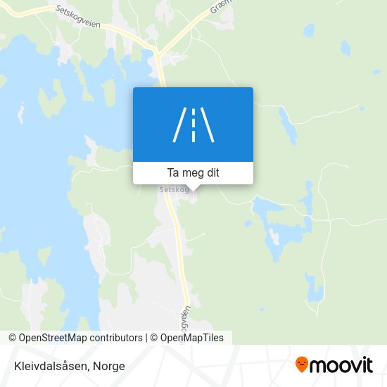 Kleivdalsåsen kart