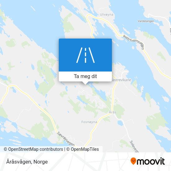 Åråsvågen kart