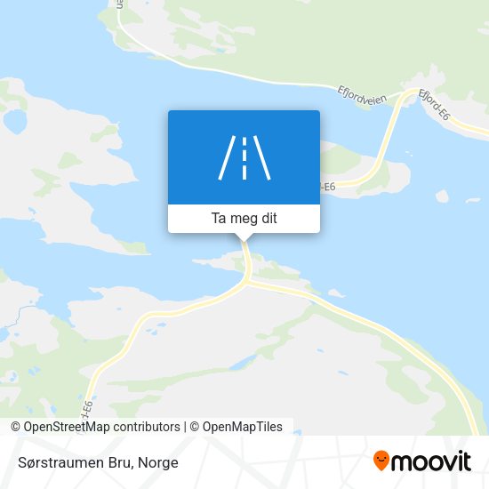 Sørstraumen Bru kart