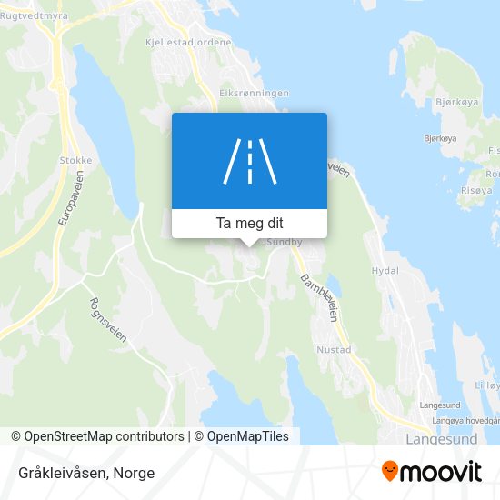 Gråkleivåsen kart