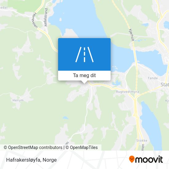 Hafrakersløyfa kart