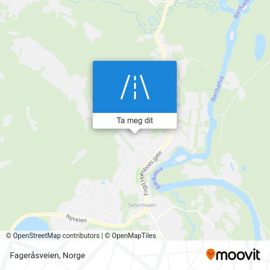 Fageråsveien kart