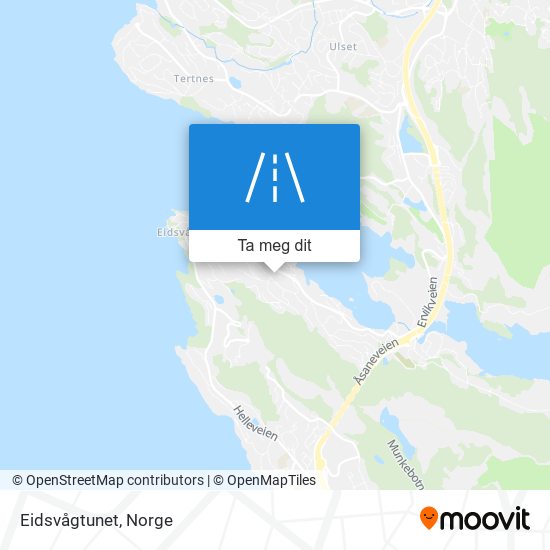 Eidsvågtunet kart