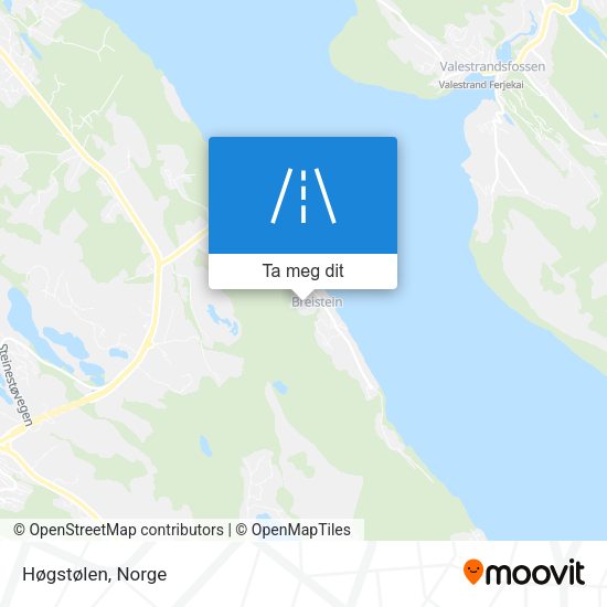 Høgstølen kart