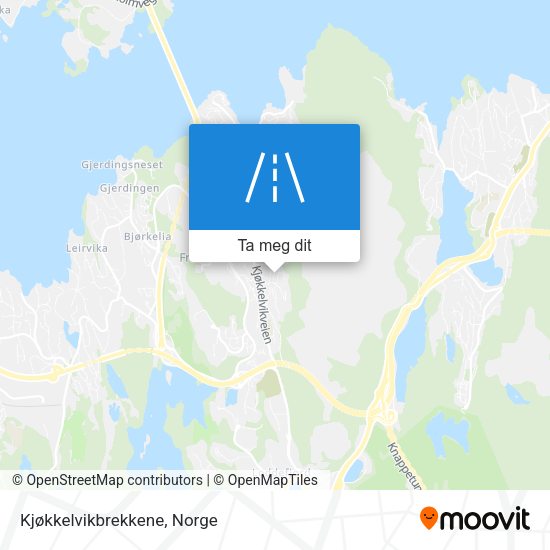 Kjøkkelvikbrekkene kart