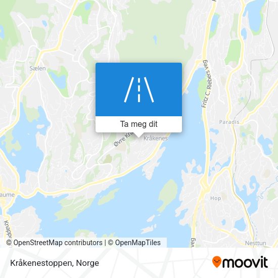 Kråkenestoppen kart