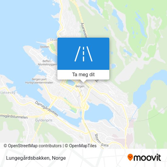 Lungegårdsbakken kart