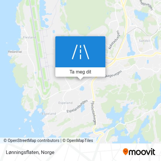 Lønningsflaten kart