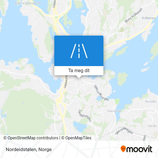 Nordeidstølen kart