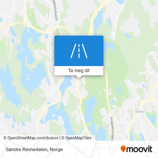 Søndre Ravnedalen kart