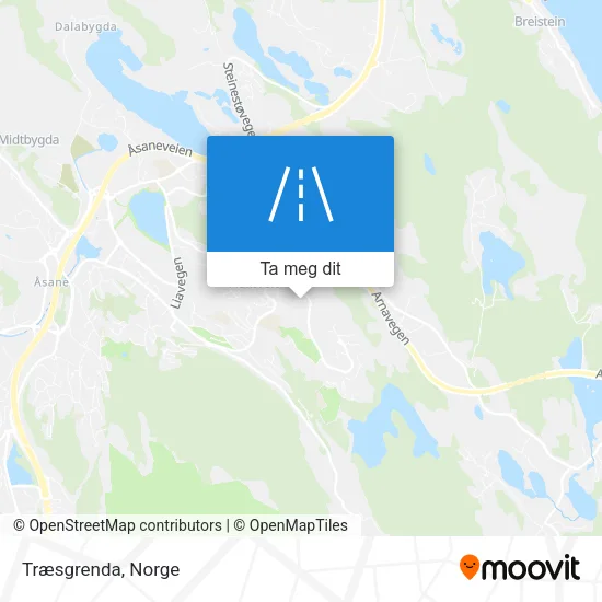 Træsgrenda kart