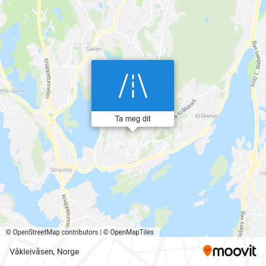 Våkleivåsen kart