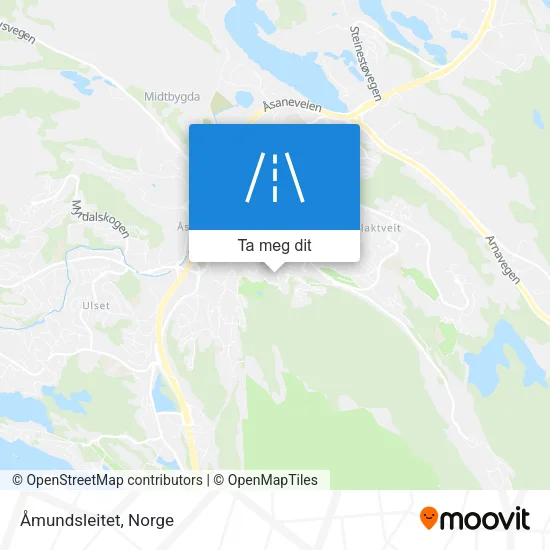 Åmundsleitet kart