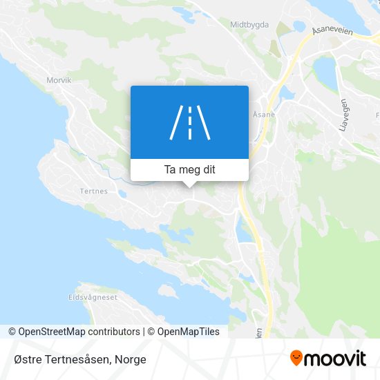 Østre Tertnesåsen kart