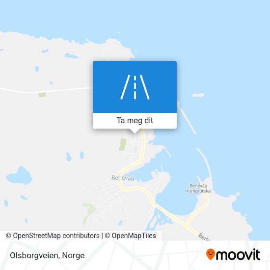 Olsborgveien kart
