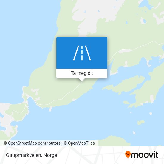 Gaupmarkveien kart
