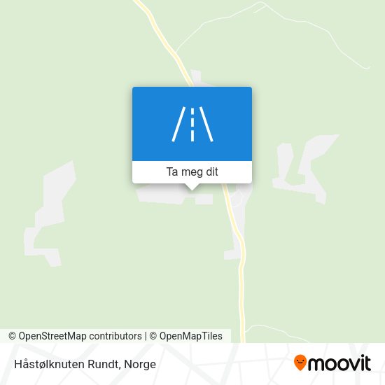 Håstølknuten Rundt kart