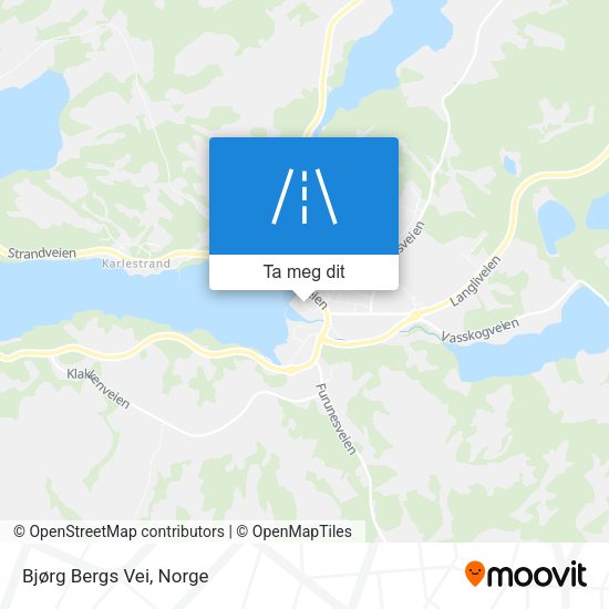 Bjørg Bergs Vei kart