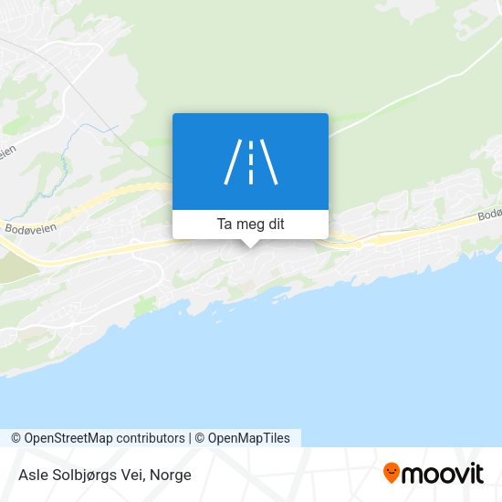 Asle Solbjørgs Vei kart