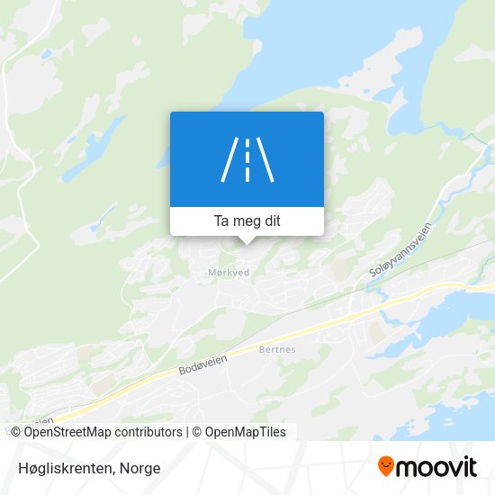 Høgliskrenten kart