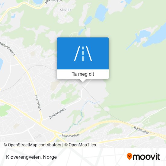 Kløverengveien kart