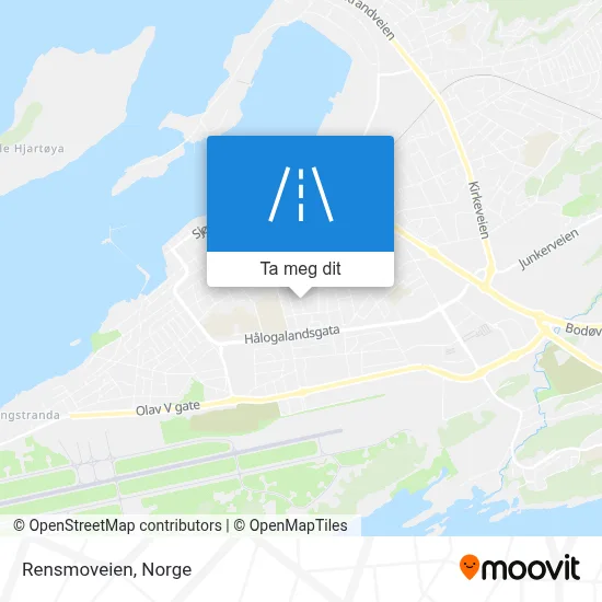 Rensmoveien kart