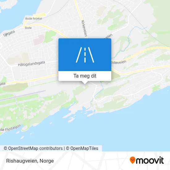 Rishaugveien kart