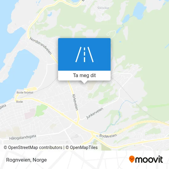 Rognveien kart