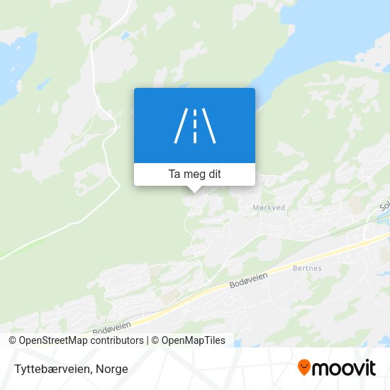 Tyttebærveien kart