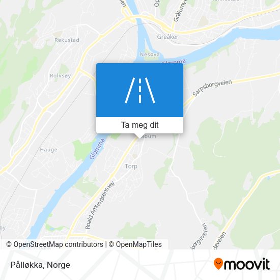 Pålløkka kart