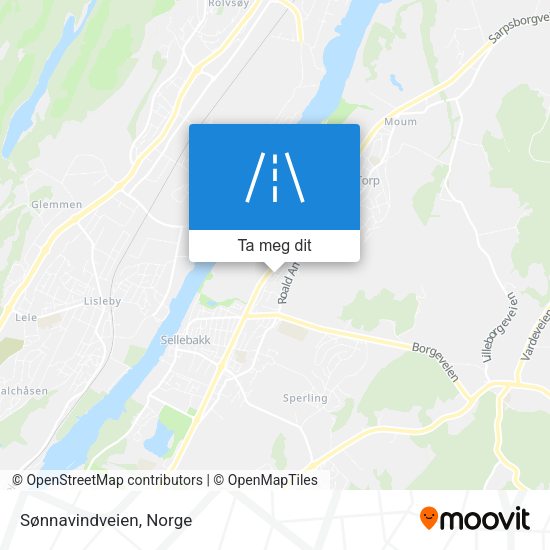 Sønnavindveien kart
