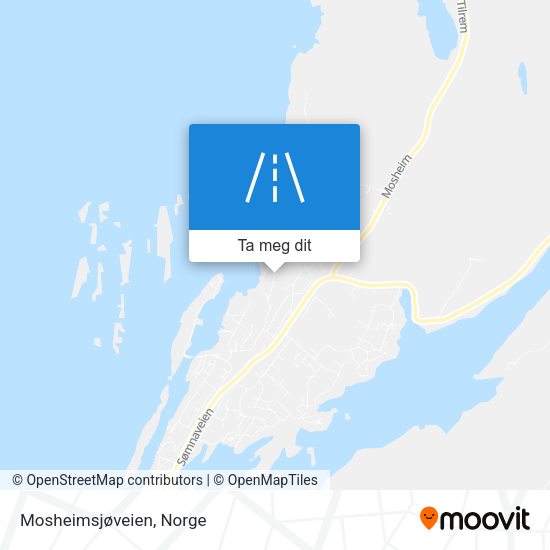 Mosheimsjøveien kart