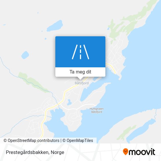 Prestegårdsbakken kart