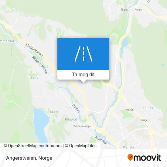 Angerstveien kart