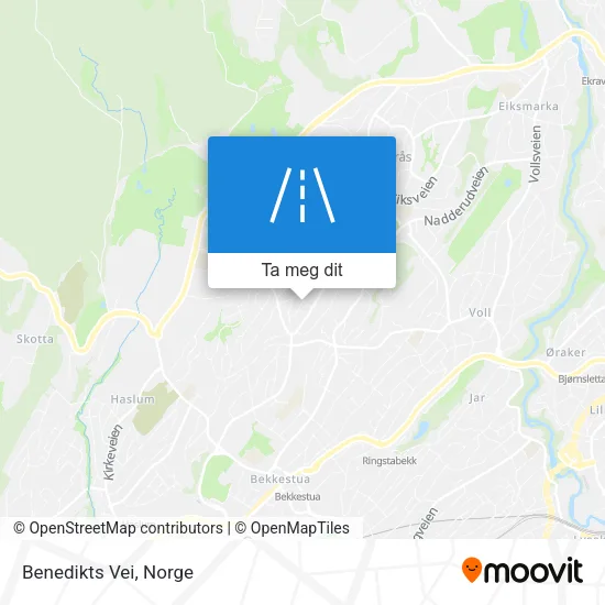 Benedikts Vei kart