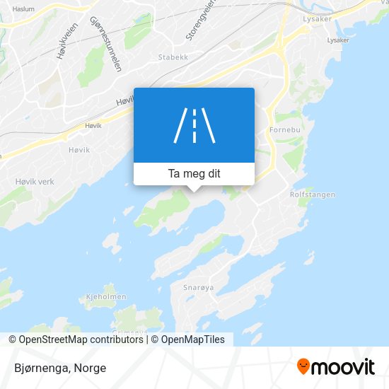 Bjørnenga kart