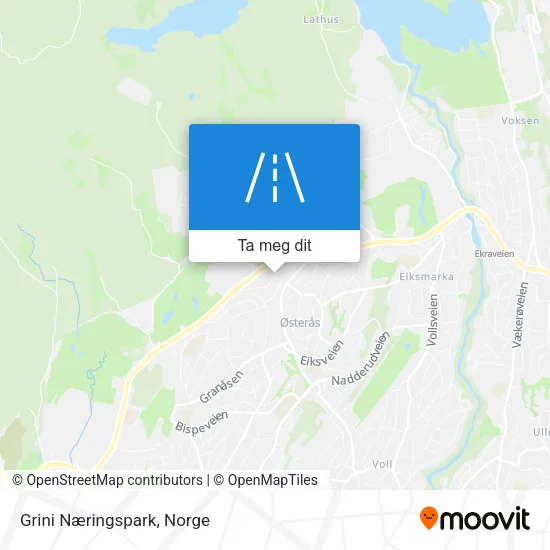 Grini Næringspark kart