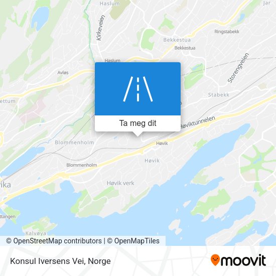 Konsul Iversens Vei kart