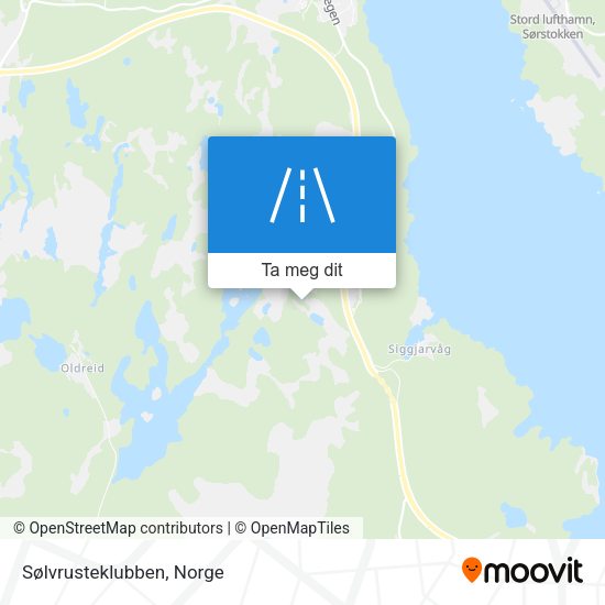 Sølvrusteklubben kart
