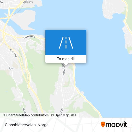 Glassblåserveien kart