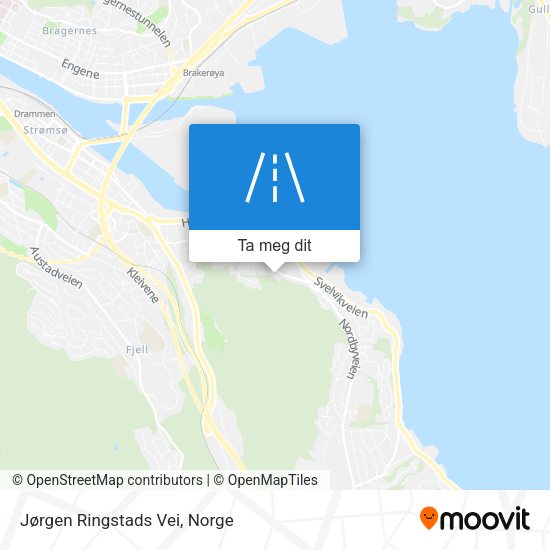 Jørgen Ringstads Vei kart