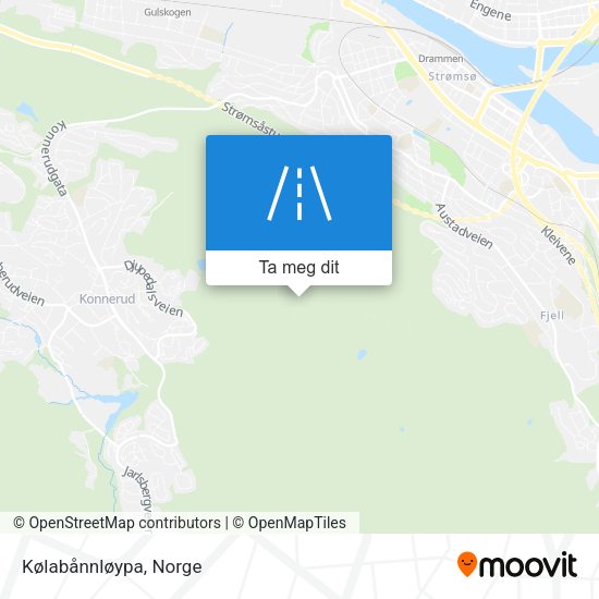 Kølabånnløypa kart