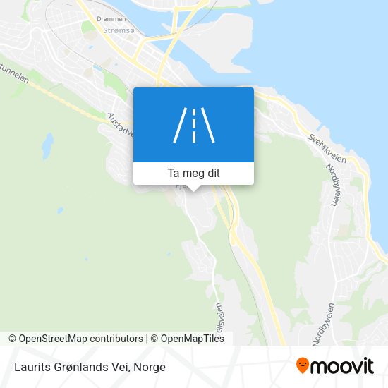 Laurits Grønlands Vei kart