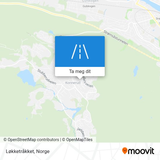 Løkketråkket kart