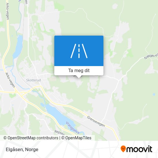 Elgåsen kart