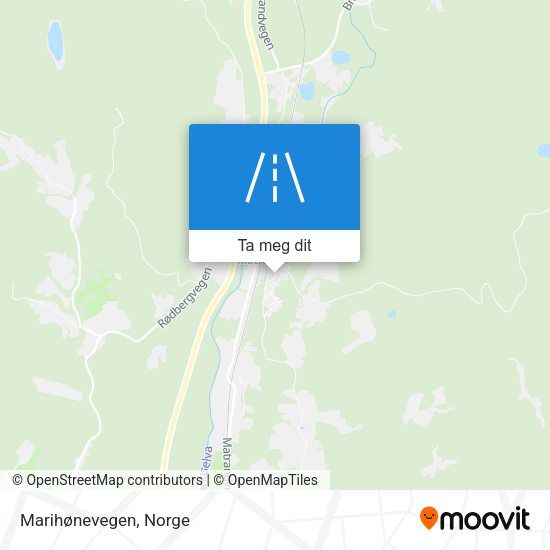 Marihønevegen kart