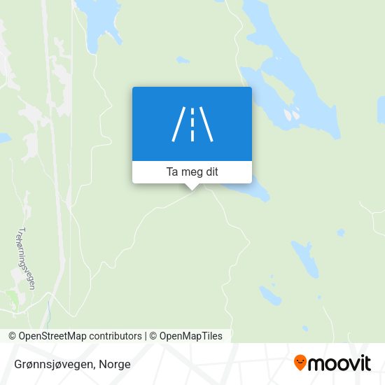 Grønnsjøvegen kart